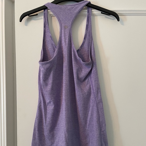 Lulu lemon lavender racerback. Long for those w/ long torso/ want more coverage - Picture 2 of 2